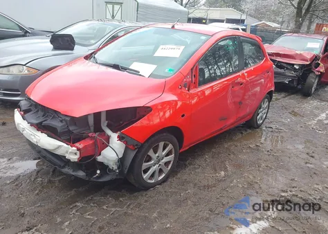 2013 Mazda Mazda2 Touring z USA, uszkodzony, nr VIN JM1DE1LY5D0158589